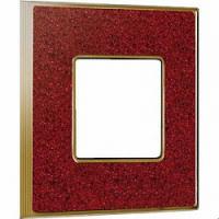 Рамка одинарная Fede Vintage Corinto красный кориан-светлое золото FD01331PROB - цена и фото в Минске
