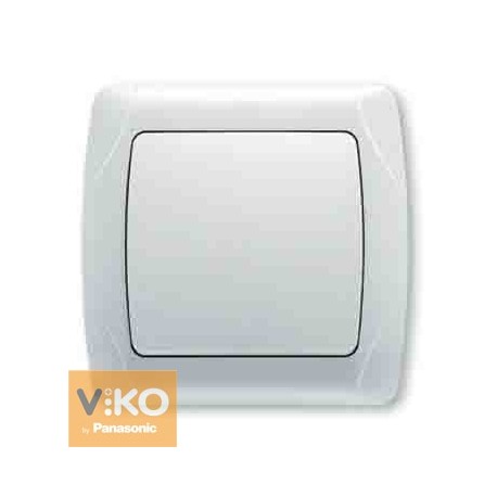 Выключатель одноклавишный.белый ViKO Carmen 90561001 - цена и фото в Минске