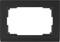 Рамка для двойной розетки (черный) / WL04-Frame-01-DBL Werkel - цена и фото в Минске
