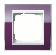 Рамка одинарная Gira Event Clear темно-фиолетовый-белый глянец 0211753 - цена и фото в Минске