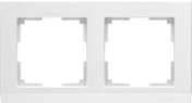 Рамка на 2 поста (белый) Werkel WL04-Frame-02-white - цена и фото в Минске