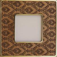 Рамка одинарная Fede Vintage Tapestry коричневый гобелен-светлое золото FD01321DBOB - цена и фото в Минске