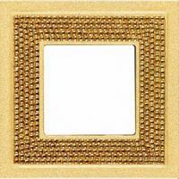 Рамка одинарная Fede Crystal De Luxe Art красное золото FD01291OR - цена и фото в Минске