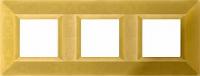 Рамка тройная FEDE Granada светлое золото FD01413OB - цена и фото в Минске