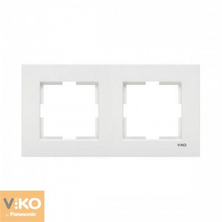 Рамка двойная горизонтальная белая ViKO Karre 90960201 - цена и фото в Минске