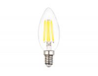 Лампа Filament LED C37-F 6W E14 4200K (60W) 220-240V