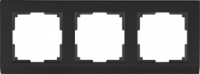 Рамка на 3 поста (черный) Werkel WL04-Frame-03-black - цена и фото в Минске