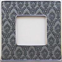 Рамка одинарная Fede Vintage Tapestry серебро гобелен-светлый хром FD01321DNCB - цена и фото в Минске