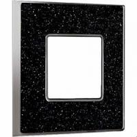 Рамка одинарная Fede Vintage Corinto черный кварц-светлый хром FD01331BQCB - цена и фото в Минске