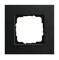 Рамка одинарная Gira Esprit алюминий черный 0211126 - цена и фото в Минске