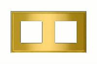 Рамка двойная Fede Madrid светлое золото FD01242OB - цена и фото в Минске