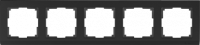 Рамка на 5 постов (черный) Werkel WL04-Frame-05-black - цена и фото в Минске