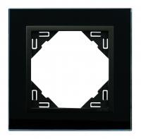 Одиночная рамка Efapel, черное стекло/черный 90910 TEP - цена и фото в Минске