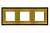 Рамка тройная Fede Madrid бронза матовая FD01243PM - цена и фото в Минске