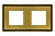 Рамка двойная Fede Madrid бронза матовая FD01242PM - цена и фото в Минске